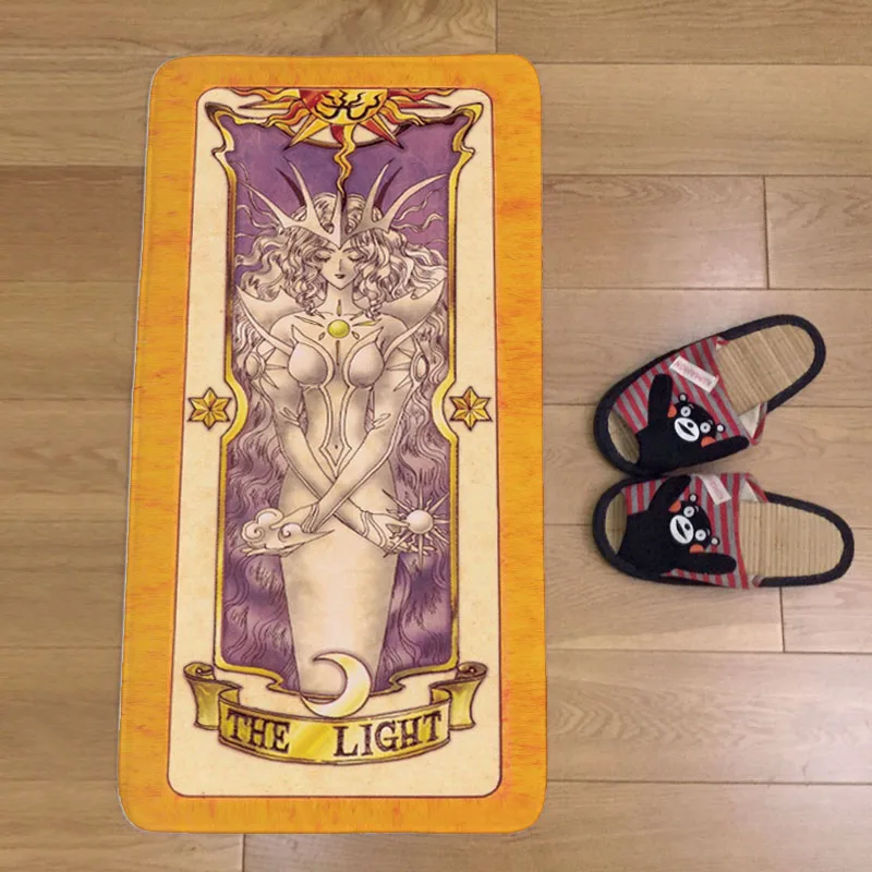 Retro Magic Cardcaptor Card Captor Sakur Coulom Doormat Door Mat Floor Rug Chair Mat Carpet Home Carpet Hotel Anti Slip