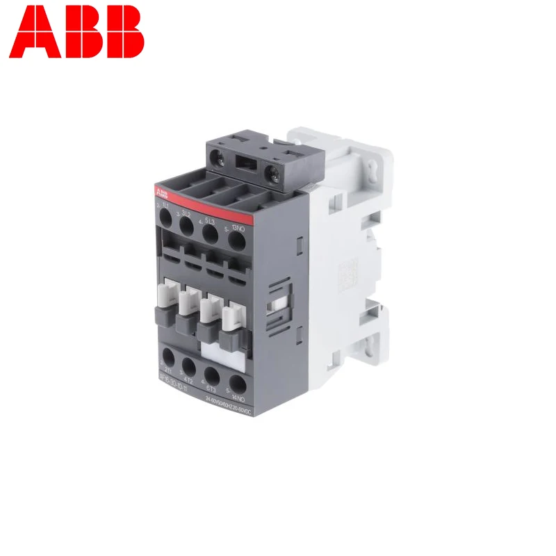 

ABB 3-ploe contactors AF series AC/DC 1NC or 1NO 50HZ/60HZ DC 24V~500V 16A 7.5kw AF16-30-10(1NO) AF16-30-01(1NC)