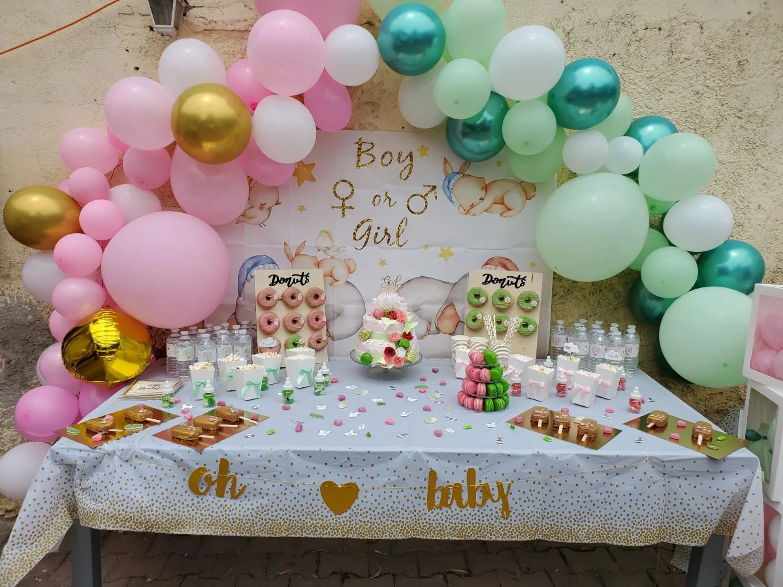 Newborn Baby Shower Birthday Party Backdrop Gold Crown Boy Girl Pink Princess Custom Background Photography For Photo Studio