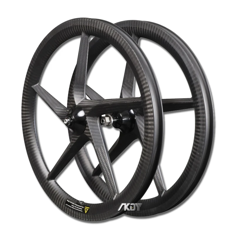 20-calowy 451 zestaw kołowy z 5 szprychami V hamulec/hamulec tarczowy 20 "pięcioramienny 8/9/10/11 Speed Carbon 5 szprychy koła 20 cali