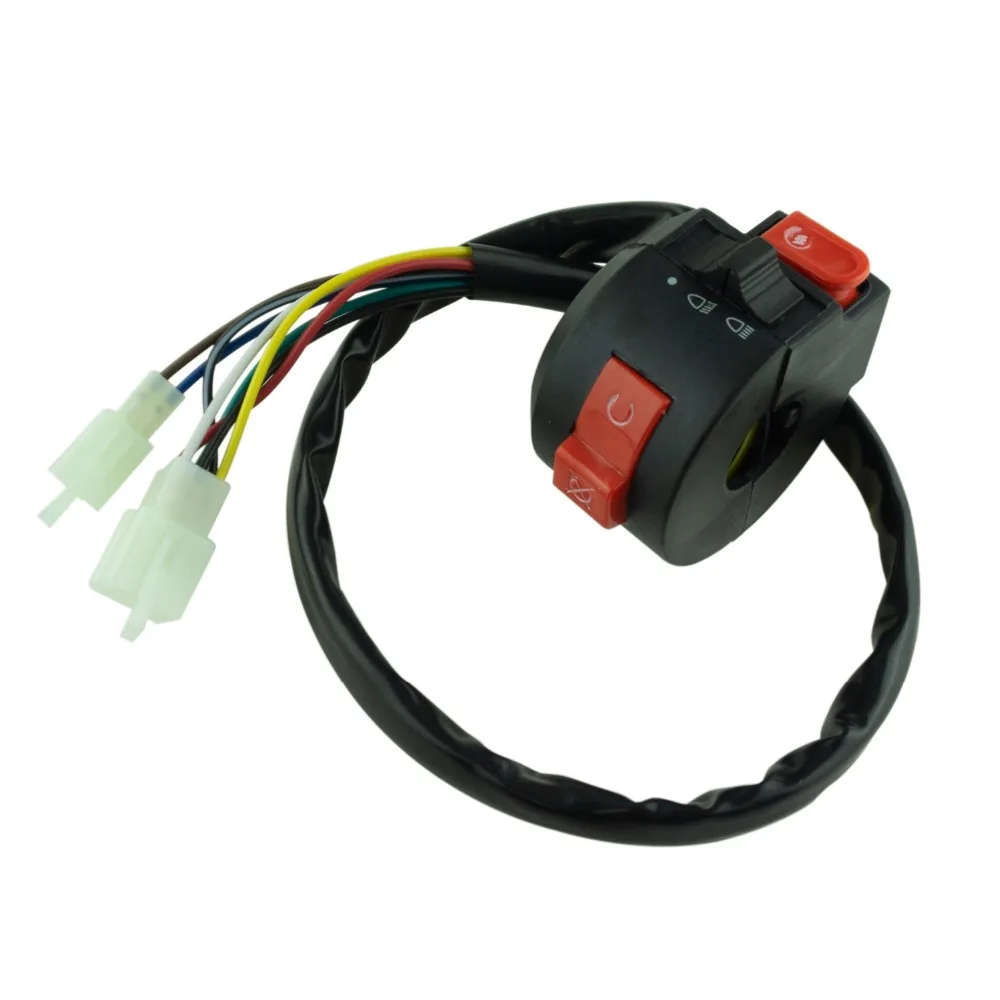 Full Electrics Wiring Harness AC CDI Coil Kill Switch Spark Plug for 50cc 70cc 90cc 110cc 125cc ATV Quad Pit Bike Buggy Go Kart