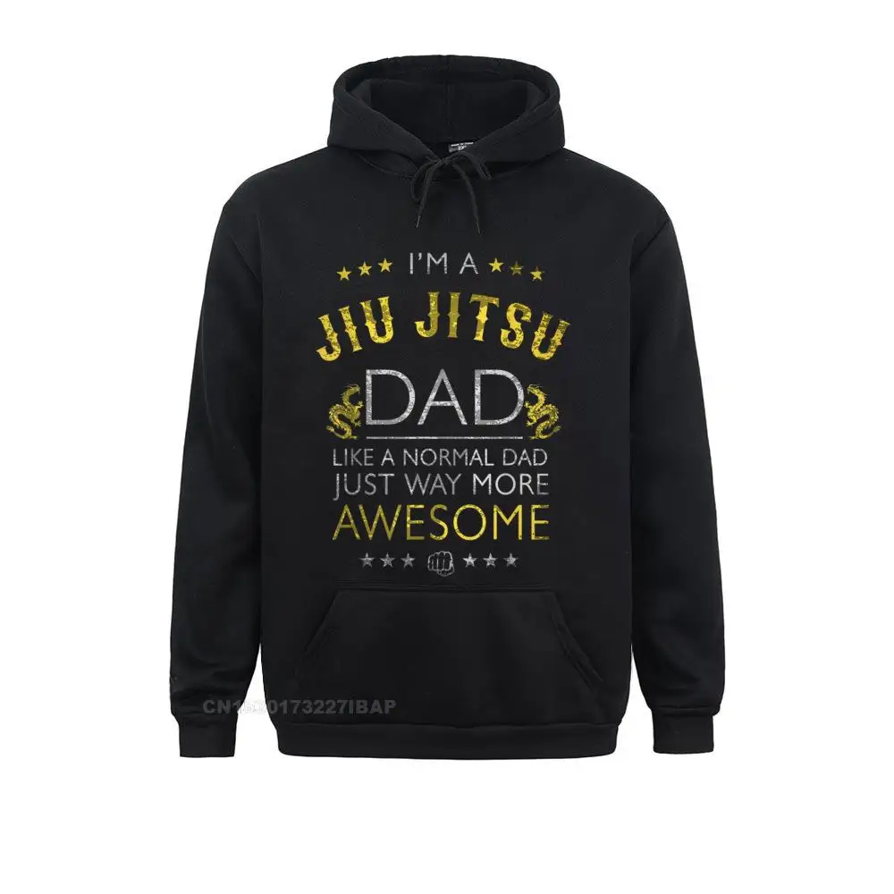 

Jiu Jitsu Dad Gift for Father BJJ Daddy Fitted Men's Sweatshirts Leisure Hoodies Long Sleeve Printing Sportswears Summer/Fall