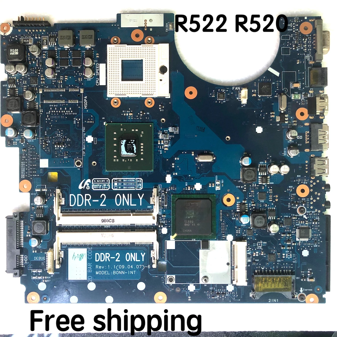 

BA92-05711B For Samsung R522 R520 Laptop Motherboard BA92-05711A A41-01039A BA41-01040A Mainboard 100% Tested Fully Work