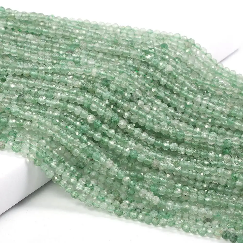 

Бусины из натурального камня, 2-3 мм