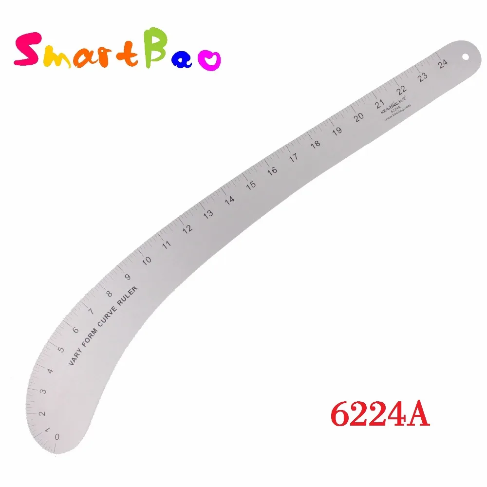 24 Inch Metal Sewing Ruler Foot Large Vary Form Curve Ruler, Essential Tools for Fashion Designers,Pattern Makers; #6224A