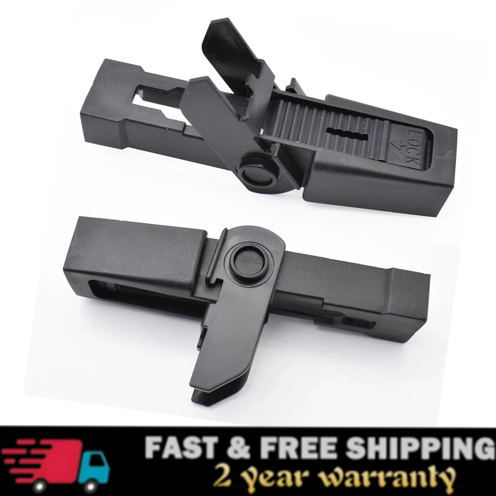 2X Front Wiper Arm Blade Clip Fixing Set For Land Rover Discovery II L318 Range Rover L322 61618231740 Car Replacement