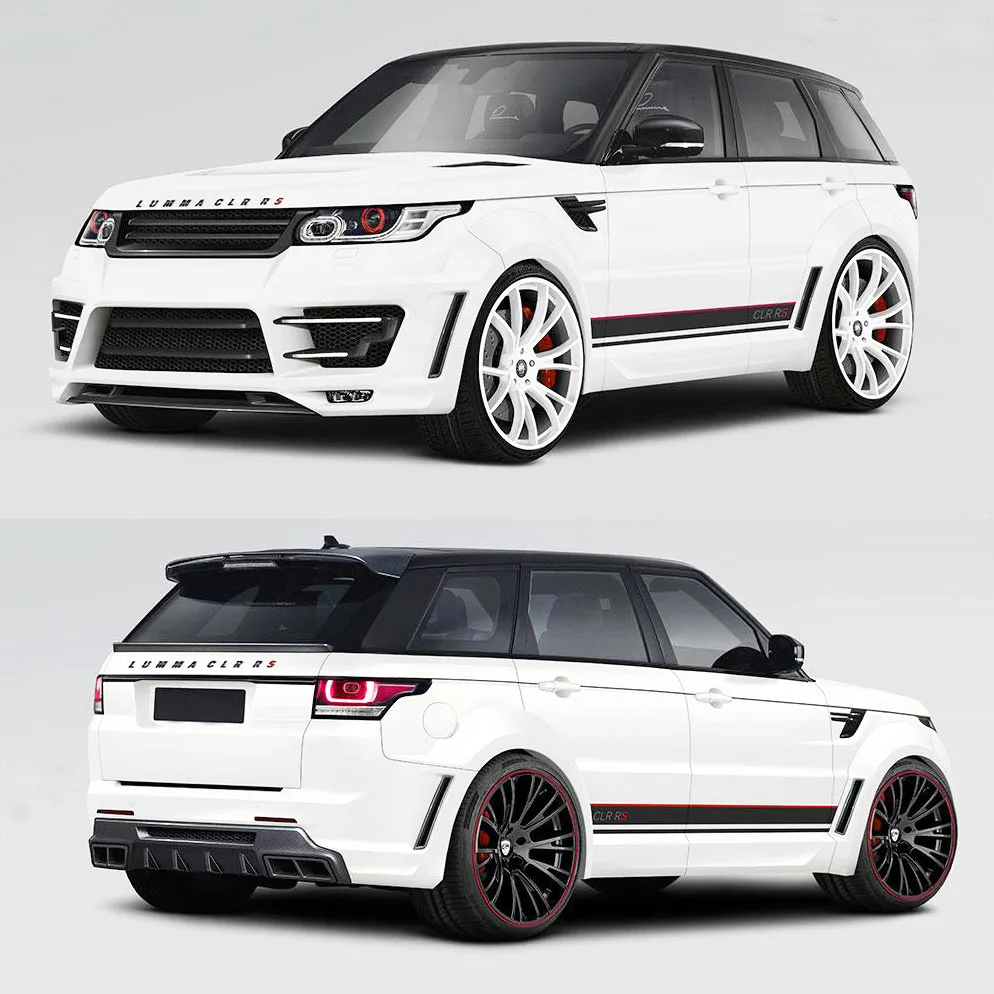 

2 шт., наклейки с боковой талией для Range Rover Sport 2014, 2015, 2016, 2017, 2018