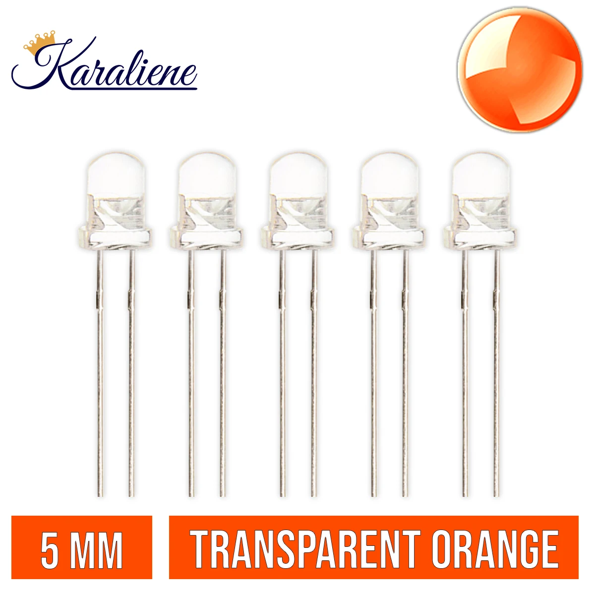 1000 TEILE/LOS F5 Wasser Klar (Transparent) LED 5mm Runde Super Helle Grün Rot Weiß Gelb Blau Orange