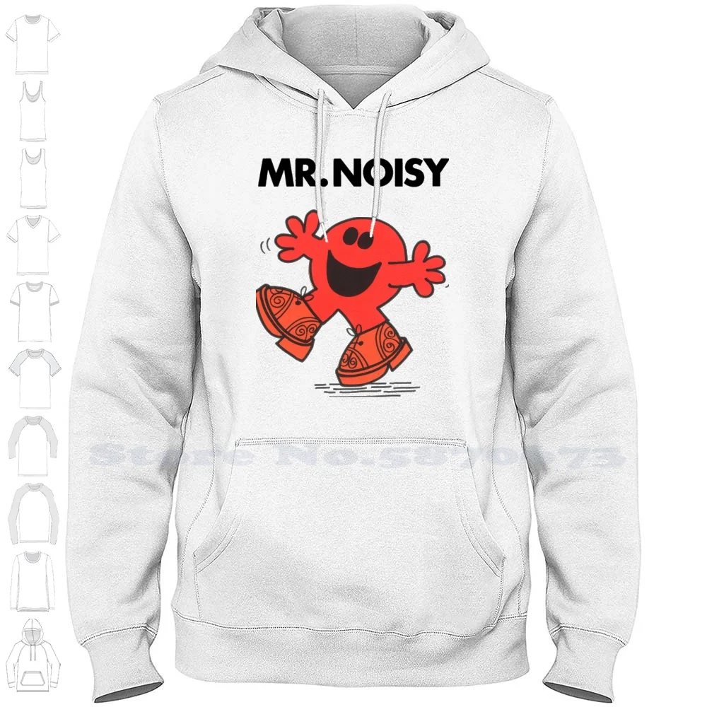 Mr Noisy 100% Cotton Hoodie T-Shirt Red Orange Yellow Blue Green Pink Purple Cute Nice Cool Hip Books Quotes Childhood Uk