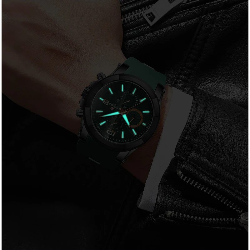 REWARD Watch Men Silicone Big Dial Waterproof Watches Men Sport Quartz Wristwatch Chronograph Top Luxury Brand Relogio Masculino