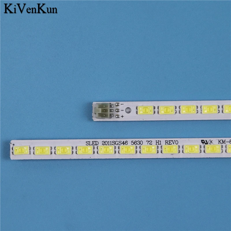 TV's Lamps LED Backlight Strips For Polaroid P46LED12 LED Bars Matrix SLED 2011SGS46 5630 72 H1 REV0 Bands Rulers Tapes Kit