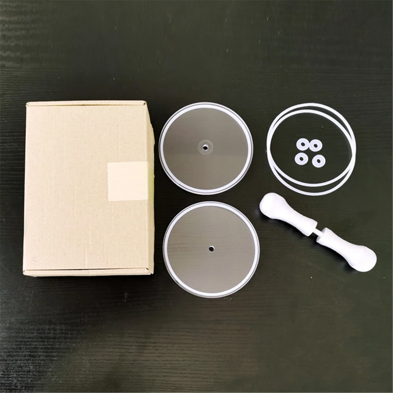 2024 New LP Vinyl Record Cleaner Clamp Record Label Saver Protector Waterproof Acrylic