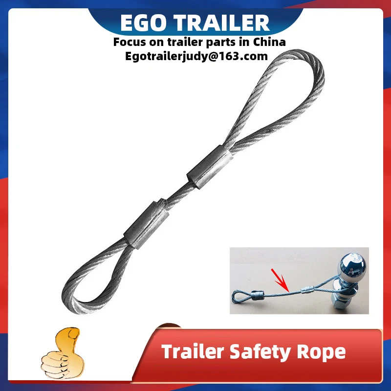 EGOTRAILER Trailer Kabel Pengaman Rantai Pengaman Bagian Trailer Rantai Kawat Pengaman, Aksesori Trailer