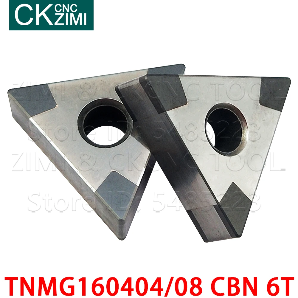 TNMG160404 CBN TNMG160408 CBN 6Tโบรอนไนไตรด์เปลี่ยนแทรกคาร์ไบด์ตัดเครื่องมือCNCเครื่องกลึงโลหะเครื่องกลึงโลหะเครื่องมือTNMG 1604สำหรับเหล็ก