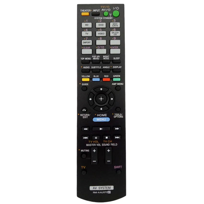 

New Replacement For Sony AV system Remote control RM-AAU072 Replace The RM-AAU074 For HT-AS5 HT-CT150 HT-CT350 Fernbedienung