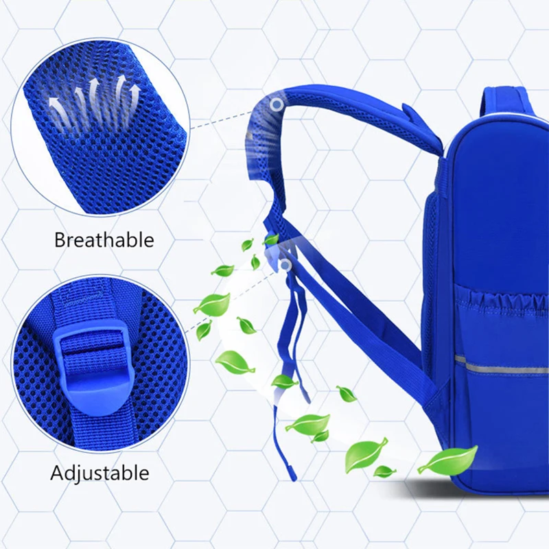 Hoạt Hình Ba Lô Trẻ Em Schoolbags 1-3 Cấp Học Sinh Dễ Thương Mới Trai Bé Gái Orthopaedic Làm Sáng Công Suất Lớn Không Gian Mochila