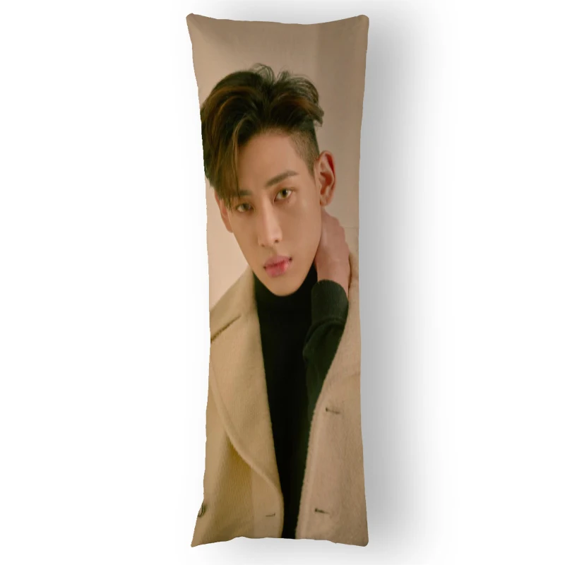 NEW BamBam KPOP Pillowcase Hug Satin Pillowcover Almohada Anime Body Pillow Case Cushion Cover 35X100cm60X200cm 1.11