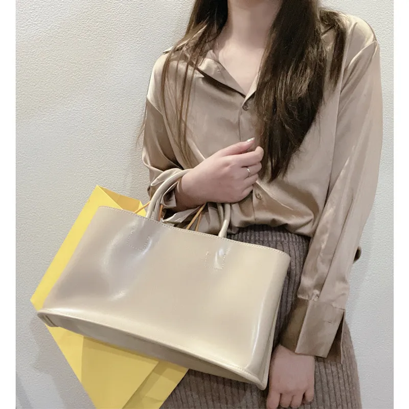 High Quality Women Luxury Handbags Large Capacity Female Simple Handbags Daily Casual Shopping Bags