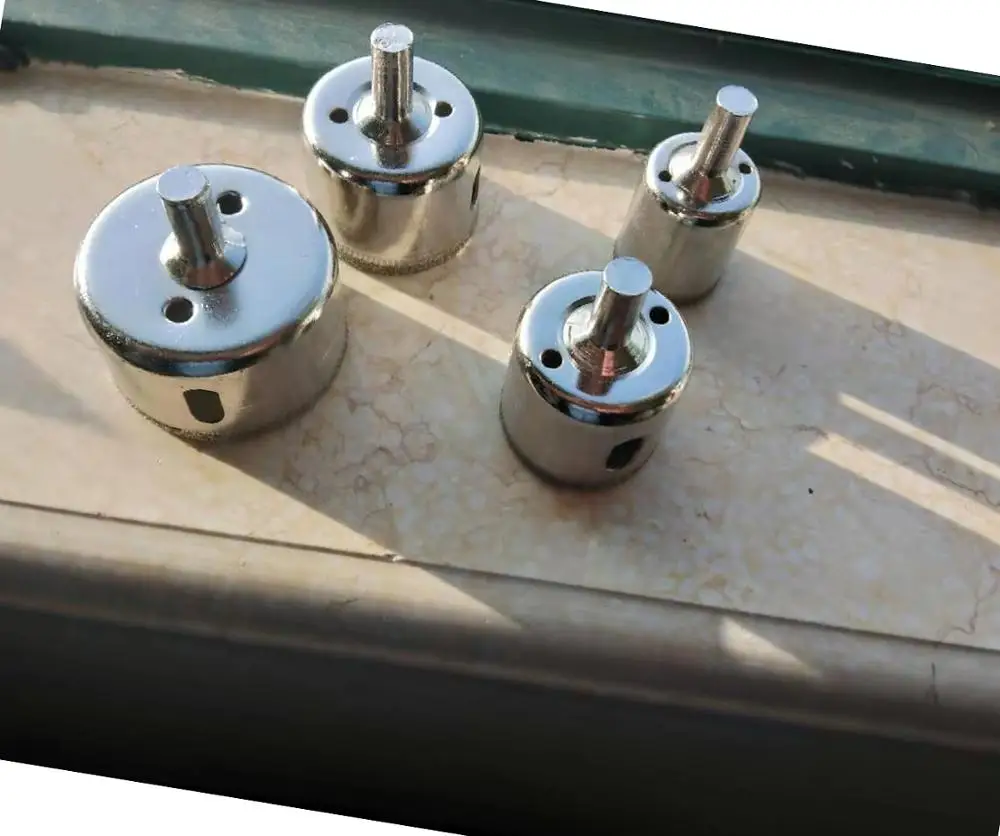 Wholesales 15Pcs 6-50mm Diamond Drill Bits Set Hole Saw Cutter Tool Glass Marble Granite Use for Glass, Marble, Tile or Granite