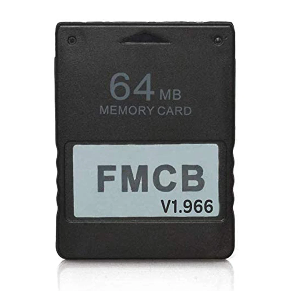 RGEEK FreeMcBoot FMCB 1.966 PS2 Memory Card 64MB Game Saver Cards for Sony Playstation 2 PS2 