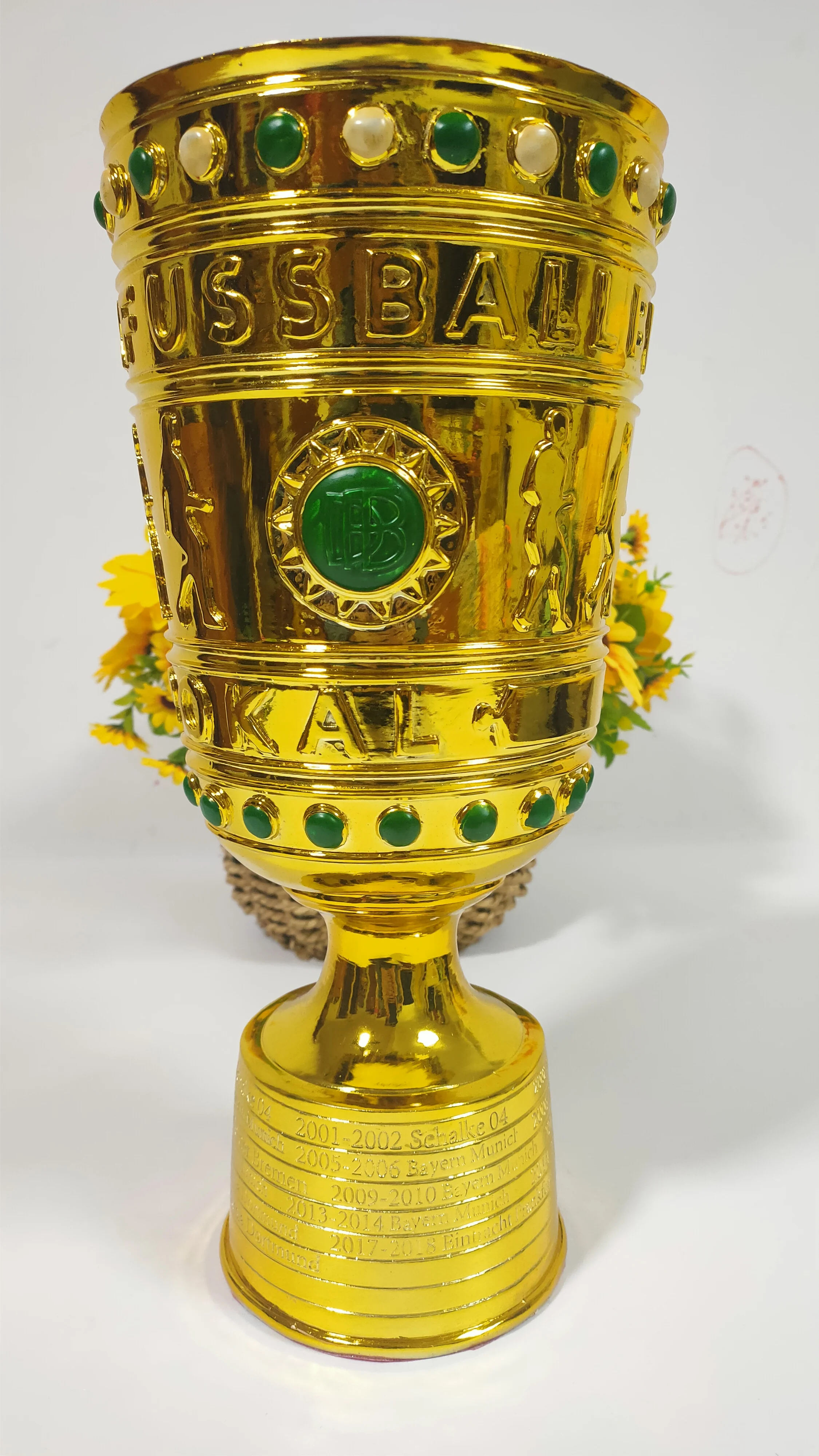 

The DFB-Pokal Trophy Cup The DFB-Pokal Champions Trophy Cup Premiere Ligapokal Trophy German League Cup