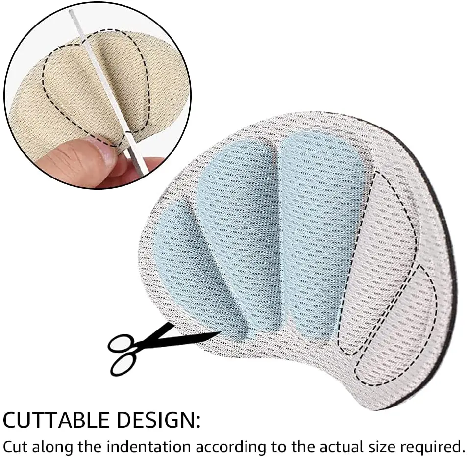 Подушка для обуви, вставка для пятки, для уменьшения размера обуви, стелька, спортивная заплатка для пятки, обувь с защитой от волдырей, трение, износостойкая подкладка для ног