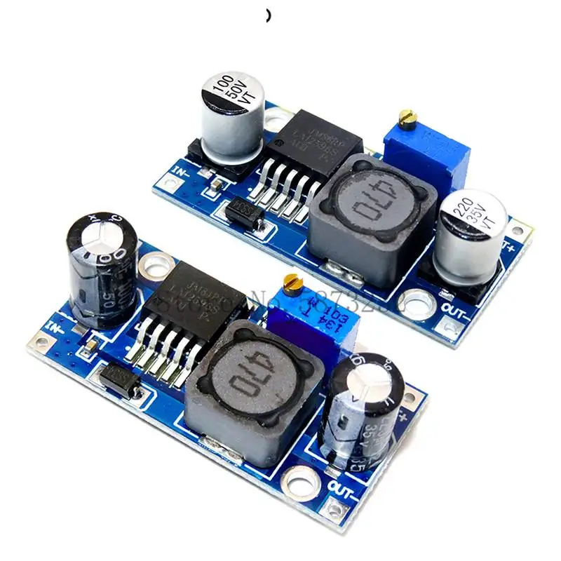 LM2596 DC-DC Step Down Converter Module 3A adjustable step down module LM2596S-ADJ voltage regulator 24V 12V 5V 3V LM2596S