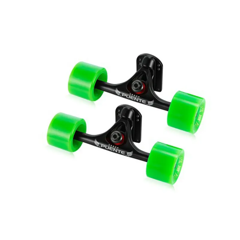 Tabla larga de 7 pulgadas para monopatín profesional, rodamiento de Abec-9, rueda de placa deslizante de 70x51mm, piezas de Longboard