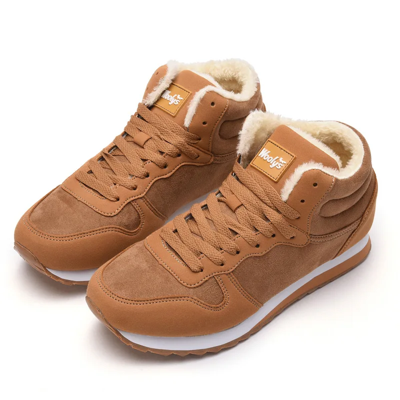 Vulcanized Shoes Women Men Boots Winter Shoes Snow Boots Casual Shoes Plus Size Winter Sneakers Winter Ankle Boots Unisex Shoes