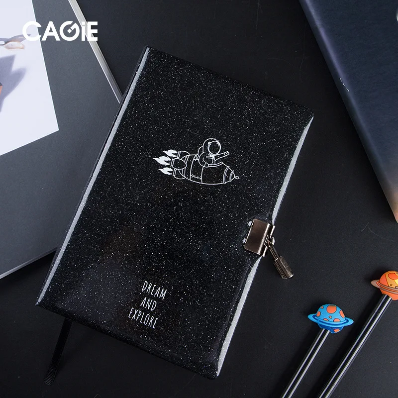 A5 Diary Notebook with Lock Journal Wonderful Notepad Agenda Planner Organizer Cute Note BooK Back to School Traveler Sketchbook