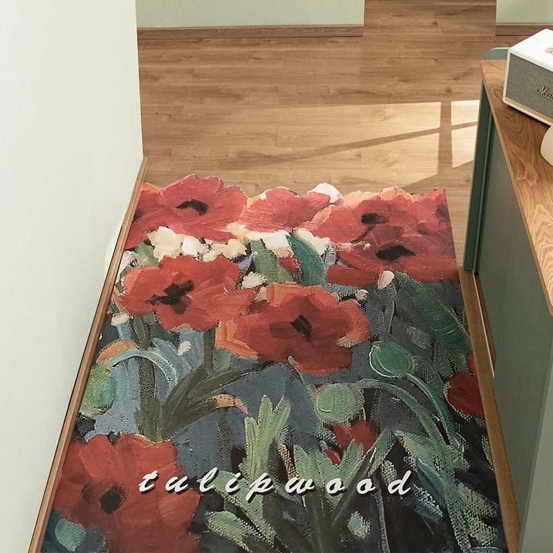 Front Door Mat Welcome Mats Spinning Fall Doormat Anti Slip Backing Outdoor Porch Decor Entrance Rugs Shoe Boot Entryway Carpet