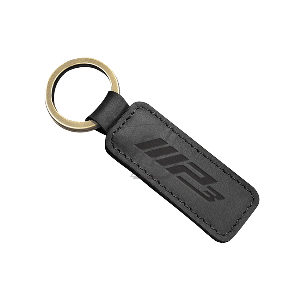 For Piaggio MP3 300 500 HPE Sport Scooter Keychain Cowhide Key Ring