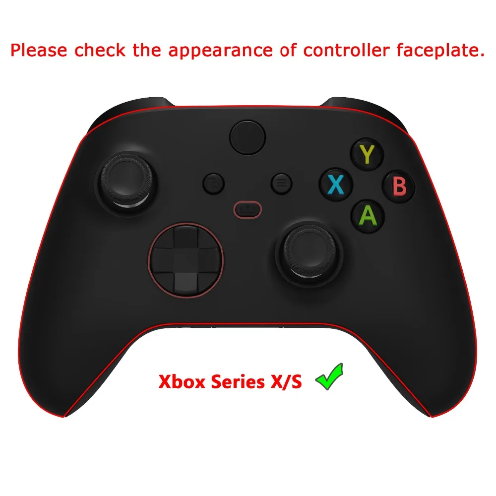 eXtremeRate Custom Replacement Shell for Xbox Core Wireless Controller (Xbox Series X&S) - Wood Grain