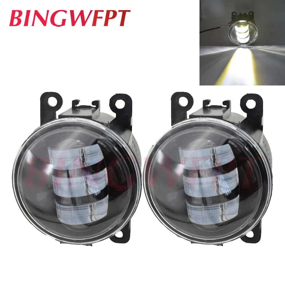 2pcs/pair LED fog Lights For NISSAN note Navara d40 Pathfinder R51 Pixo UA0 E11 For Suzuki Grand Vitara Alto Swift Ignis Jimny