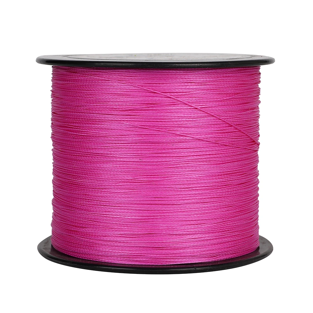 Línea Trenzada Hercules 4 Hebras Rosa – Multifilamento PE - imagen 4