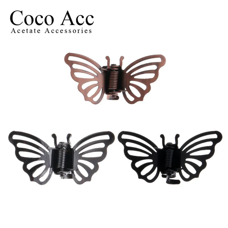 2019 winnter liquidação metal preto cobre design da moda mini garras de cabelo garras de cabelo grampos de prender acessórios