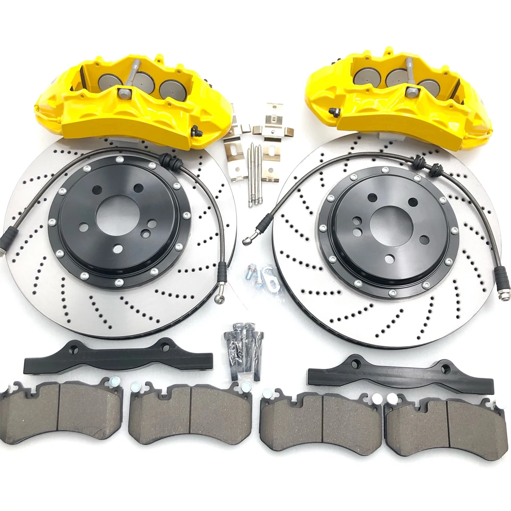 

Jekit car brake accessories JKAMG 6 piston calipers modified brake disc 355*32 rotor aluminum center cap set for audi-A3 BMW-e90