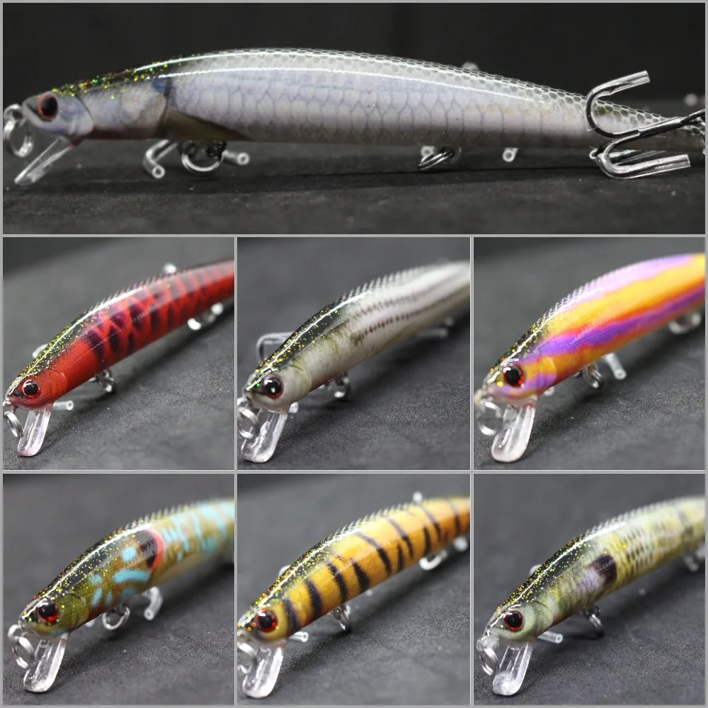 wLure Fishing Lure 11.7g 12cm Slim Long Style Body Shape Cutting Blade High Quality Hooks Lifelike HM616