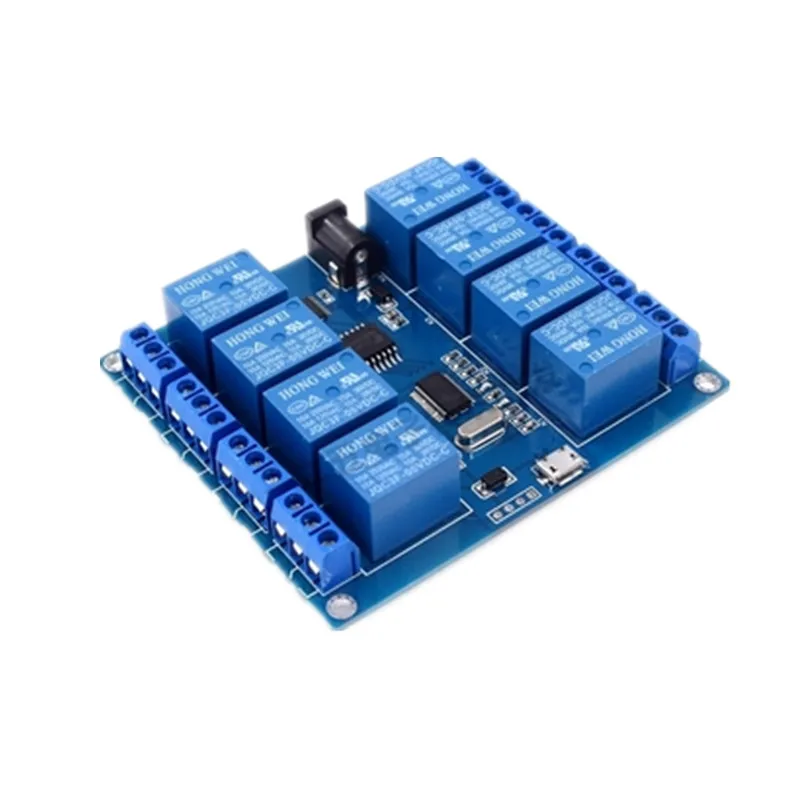 

8-channel 5V relay module, host computer control board with indicator light, output DC/USB