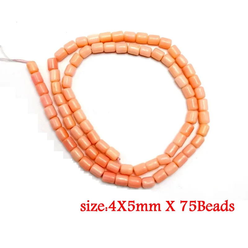 Natürliche Stein Rote Korallen Perlen Unregelmäßigkeit Geometrie Runde Quadratische Form Spacer Perlen Für Schmuck Machen DIY Armband Halskette – Detail 7