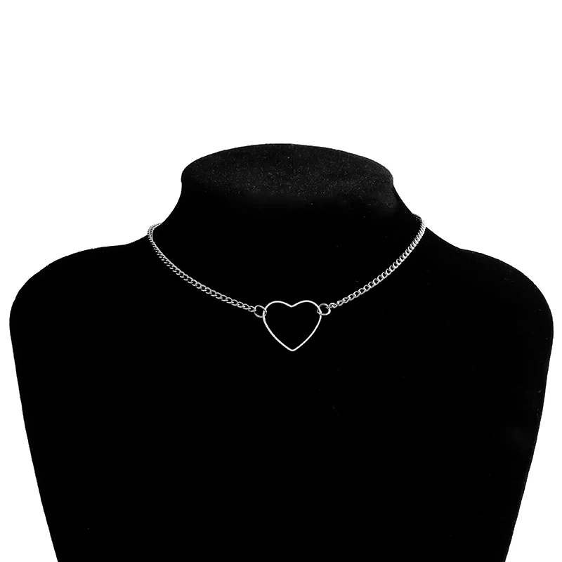 Aihua Mode schöne Mädchen Schlüsselbein Kette Liebe Herzen Halsketten & Anhänger für Frauen prägnante ol Halsketten Geburtstags geschenke – Detail 12