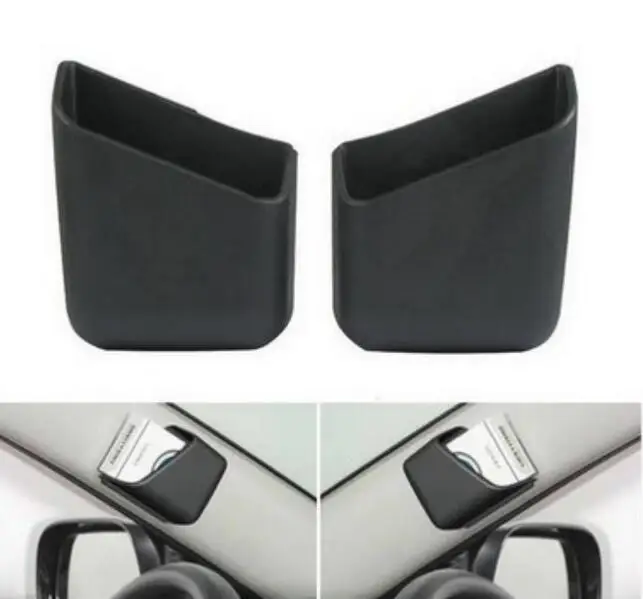 2 Pieces Car Card Holder Car Phone Holder Multifunctional Trash Box Storage Bag