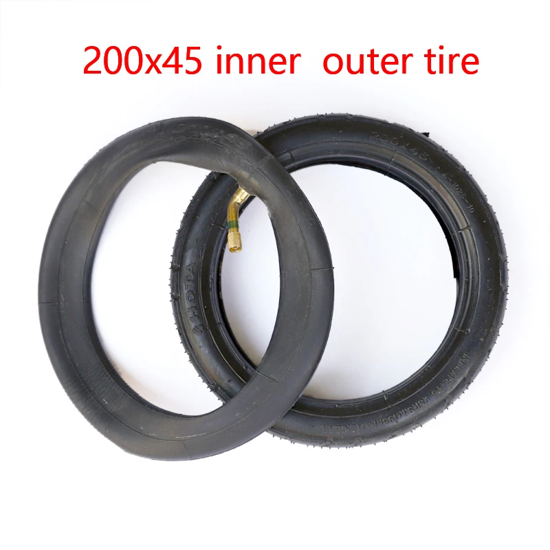 

High Quality 8-inch 200x45 Tire Inner Tube 200*45 Tyre for Etwow Electric Scooter Rear Wheel Modification Accessory