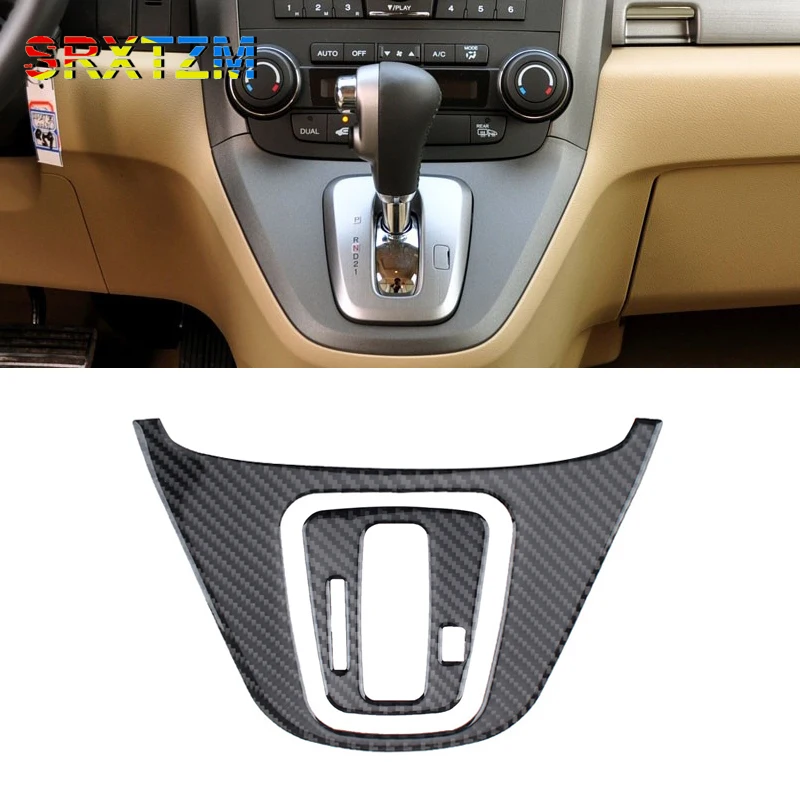

Центральная панель переключения передач для Honda CRV 2007 2008 2009 2010 2011 из углеродного волокна, защитная отделка