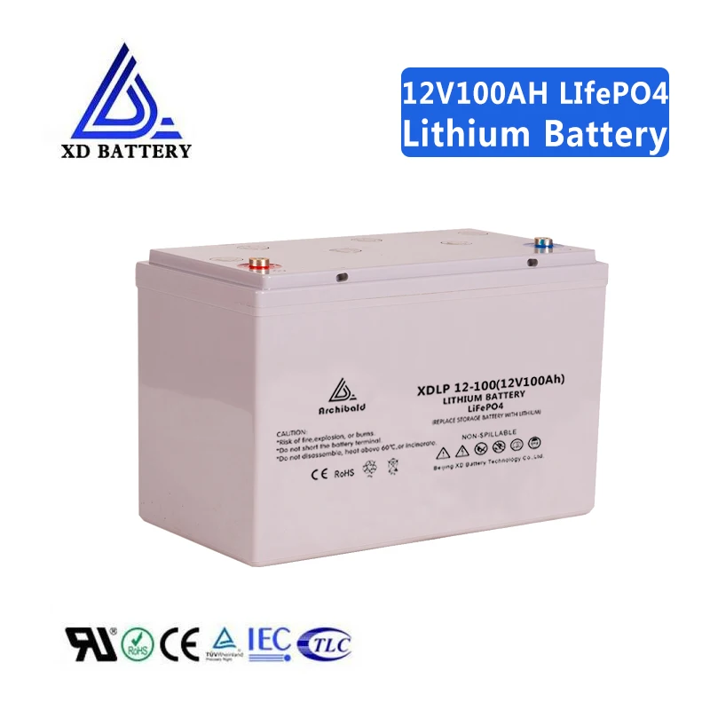 Life cycle 5000 10000 times 12V 100ah lifepo4  lithium battery for RV / solar system  yacht  golf carts storage and car