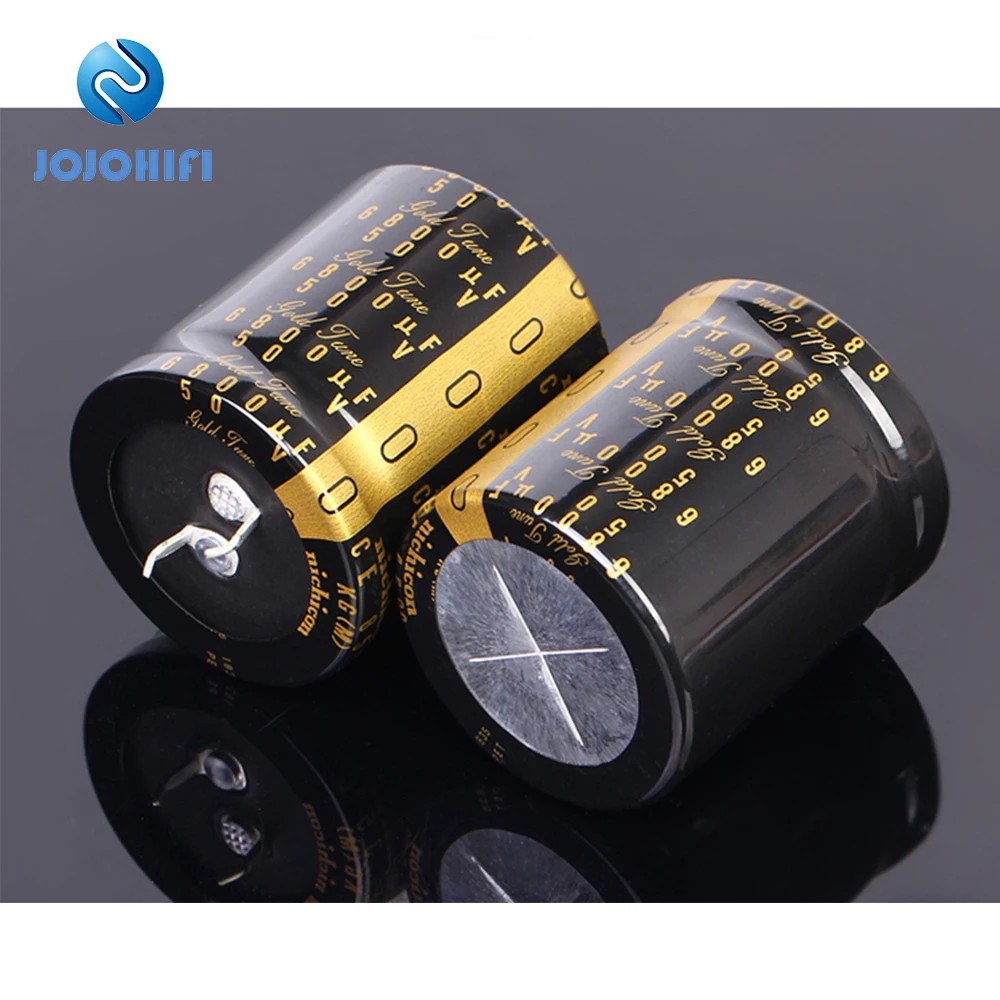 2pcs 6800UF 50V Nichicon KG Type II 35x40mm Pitch 10mm 50V/6800UF Audio Capacitors Electrolytic Capacitor Alloy Feet