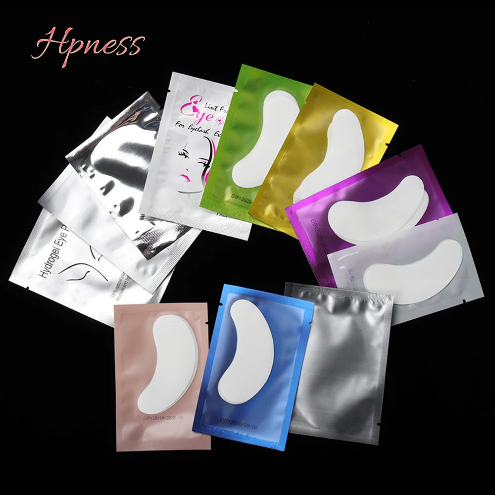 Free Shipping 1000 PairsEyelashes Pad Eyepad  Gel Patch Makeup Tools Grafting Under Eye Patches Lint Free Stickers Your Logo