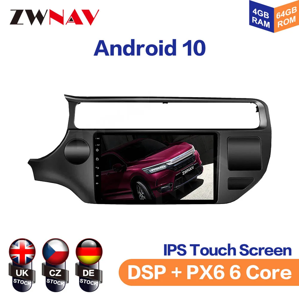 Android 10.0 Car Auto Radio GPS Navigation For KIA K3 RIO 2015 2016 2017 2018 2019 Car Stereo Multimedia Player Radio DVD Player