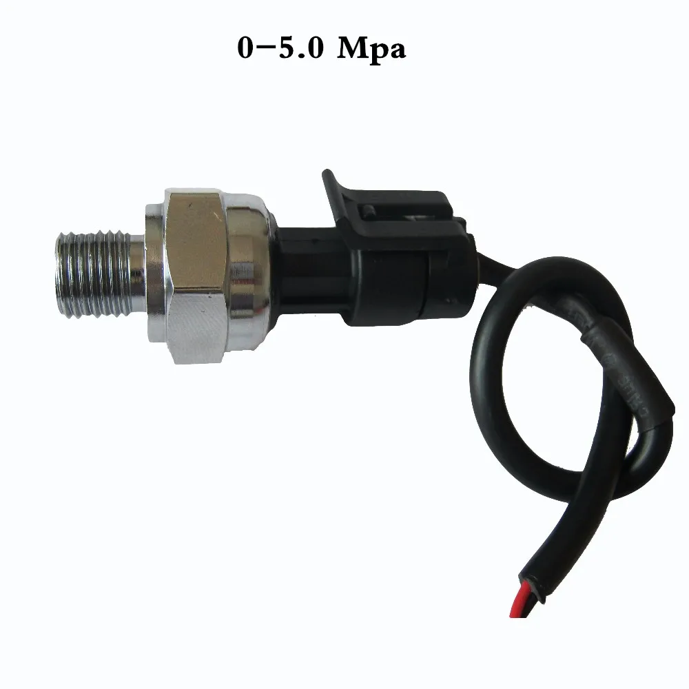 

0-5.0 Mpa 0-725 Psi Water Gas Pressure Sensor Air Compressor Pressure Transmitter G1/4 DC 5V