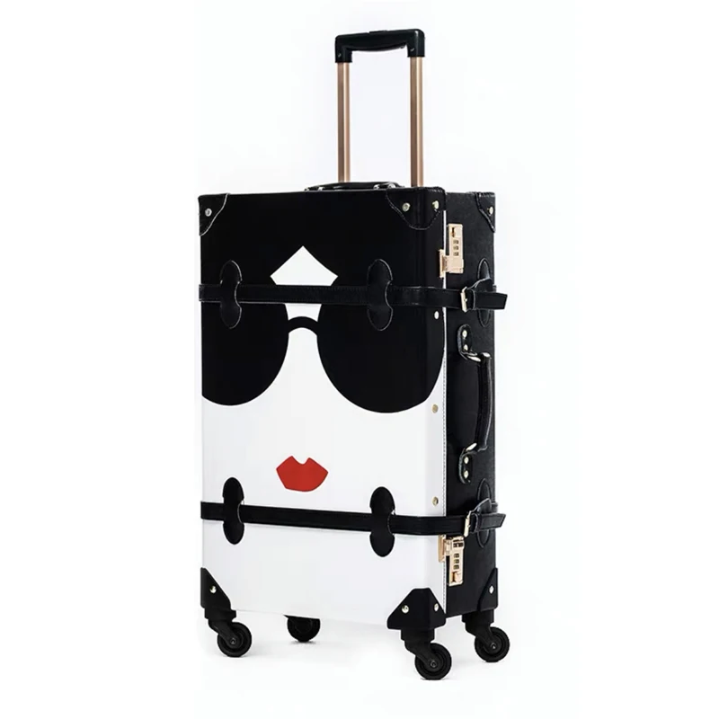 New Color matching Travel Bag Rolling Luggage sets,20\